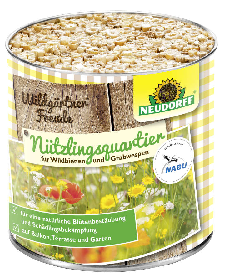 NEUDORFF Wildgärtner Freude Nützlingsquartier für Wildbienen & Grabwespen